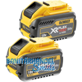DEWALT Akku / Ersatzakku DCB547 54 bzw. 18 Volt / 9,0 Ah Li-Ion Flexvolt - 2 ST