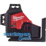 MILWAUKEE Multifunktions-Linienlaser M12 3PL-0C IP54