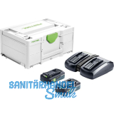 FESTOOL Akku-Starterset SYS3 18 Volt / 4,0 Ah DUO