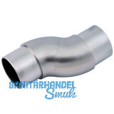 CROSO Edelstahlbogen flexibel f�r Rundrohr � 42,4 x 2,0 mm, Edelstahl V2A