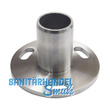 CROSO Einpressflansch f�r Rohr � 42,4 x 2,0 mm, Platten � 100 mm,Edelstahl V2A