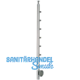 CROSO Fertigsteher f�r Wandmontage, 1200mm, m. 6 Traversenhalter, Edelstahl V2A