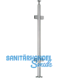 CROSO Fertigsteher mit 4 Klemmhalter f�r Bodenmontage, Edelstahl V2A