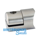 CROSO Plattenhalter f�r geraden Anschluss, � 32 mm, Edelstahl geschliffen V2A