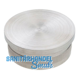 CROSO R�ndelkappe flach, � 48,3 x 2,0 mm, Edelstahl geschliffen V2A