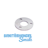 CROSO Ronde � 120 mm, Bohrung 49 mm, inkl. 3 Au�enbohrungen, Edelstahl V2A