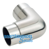 CROSO Rundbogen 90� kurz, f�r Rohr � 42,4 x 2,0 mm, Edelstahl geschliffen V2A