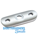 CROSO Handlauftr�ger-Platte f�r Rohr � 42,4 mm, Edelstahl geschliffen V2A