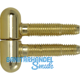 SFS Einbohrband, 13 mm, mit Rundkopf, Stahl vergoldet