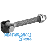 Anschwei�torband lang, L�nge 100 mm, Stahl verzinkt