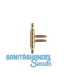 SFS Einbohrband mit Zierkopf, 13 mm, Stahl vermessingt