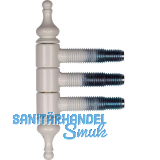 SFS Einbohr Zierband 3-TLG 13 wei� RAL9010