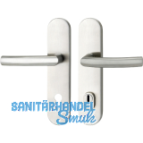 SH-Dr�ckergarnitur RIGA - auf Schild PZ88, mit Kzs., Edelstahl, RC2