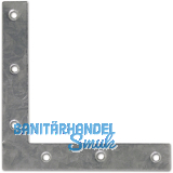 Scheinhaken zum Einlassen, eckig, GR. 6, 110 x 18 x 1,50 mm,Stahl verzinkt