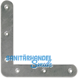 Scheinhaken zum Einlassen, rund, 110 x 18 x 1,50 mm, Stahl verzinkt