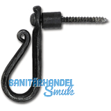 Fensterreiber einseitig, 60/20 mm, Eisen verzinkt geschw�rzt