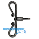 Fensterreiber doppelt, 105 x 17 mm, Eisen verzinkt geschw�rzt