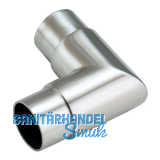 CROSO Eckbogen rund 90� f�r Rohr � 33,7 x 2,0 mm, Edelstahl geschliffen V2A