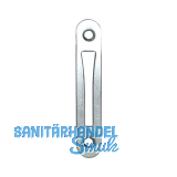 Schlie�blech zu Einstemmzunge, abgerundet, 85 x 15 x 1,25 mm, Stahl verzinkt