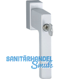 HOPPE Fenstergriff TOULON Sperrzylinder Secustik, VK 32-42 mm, silber eloxiert