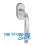HOPPE Fenstergriff ATLANTA - Secustik, VK 7 x 32 - 42 mm, Alu silber