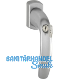 HOPPE Fenstergriff NEW YORK - Sperrzylinder, 90�, VK 7 x 40 mm, Edelstahl Effekt