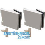 SOLIDO Glast�rbandset Office m. Rahmenteil f. Stahlzarge M10x1,rechts,mattnickel