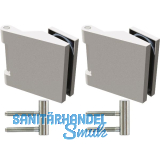 SOLIDO Glast�rbandset Office m. Rahmenteil f. Smart Zargen,rechts,Alu mattnickel