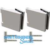 SOLIDO Glast�rbandset Office m. Rahmenteil f. Smart Zargen,links,Alu mattnickel