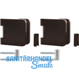 SOLIDO Glast�rbandset Office m. Rahmenteil f. Smart Zargen,rechts,Alu schwarz