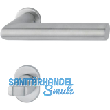 HOPPE Dr�ckergarnitur AMSTERDAM - auf mini Rosette WC, 40-45, Edelstahl