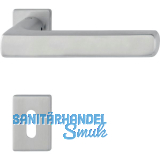 HOPPE Dr�ckergarnitur DALLAS - auf mini Rosette BB, 40-50, Edelstahl matt