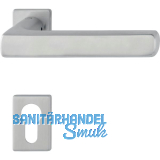 HOPPE Dr�ckergarnitur DALLAS - auf mini Rosette PZ, 40-50, Edelstahl matt