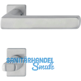 HOPPE Dr�ckergarnitur DALLAS - auf mini Rosette WC, 40-45, Edelstahl matt