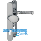 Wechselgarnitur LI�GE - auf Schmalschild 36 mm, Knopf, 67 - 72, Edelstahl-Effekt