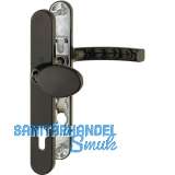 Wechselgarnitur LI�GE - auf Schmalschild 36 mm, Knopf, 67- 72, braun