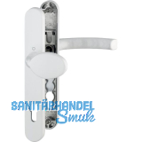 Wechselgarnitur LI�GE - auf Schmalschild 36 mm, Knopf, 67 - 72, wei�