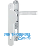 Wechselgarnitur LI�GE - Schmalschild 36 mm, Griffplatte, 67-72, wei�