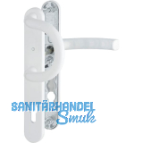 Wechselgarnitur LI�GE - auf Schmalschild 36 mm, 67 - 72, wei�