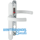 Dr�ckergarnitur LI�GE - auf Schmalschild 30 mm, 72 - 82, wei�