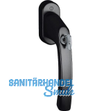 HOPPE Fenstergriff LI�GE - Sperrzylinder, Vierkant 7x40, 35 Nm, schwarz matt