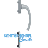 HOPPE Balkont�rgriff-Halbgarnitur LI�GE - innen, silber eloxiert