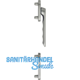 HOPPE Balkont�rgriff-Halbgarnitur LI�GE - au�en flach, Edelstahl-Effekt