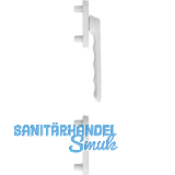 HOPPE Balkont�rgriff-Halbgarnitur LI�GE - au�en flach, wei�