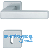 Dr�ckergarnitur AUSTIN - auf Rosette BB, Aluminium silber eloxiert