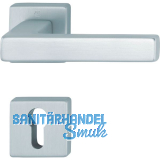 Dr�ckergarnitur AUSTIN - auf Rosette PZ, Aluminium silber eloxiert