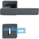 HOPPE Dr�ckergarnitur AUSTIN - auf Rosette BB, TS 37-42 mm, Aluminium schwarz