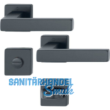 HOPPE Dr�ckergarnitur AUSTIN - auf Rosette WC, TS 37-42 mm, Aluminium schwarz