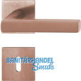 HOPPE Dr�ckergarnitur DALLAS - auf Rosette BB, Messing kupferfarben satiniert