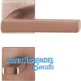 HOPPE Dr�ckergarnitur DALLAS - auf Rosette WC, kupferfarben satiniert